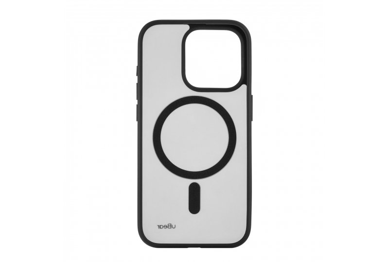 Чехол-накладка uBear Cloud Mag Case для iPhone 15 Pro, полиуретан, черный Чехол-накладка uBear Cloud Mag Case для iPhone 15 Pro, полиуретан, черный