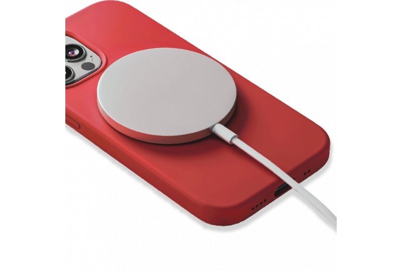 Чехол-накладка uBear Touch Mag Case для iPhone 14 Pro, силикон, красный Чехол-накладка uBear Touch Mag Case для iPhone 14 Pro, силикон, красный