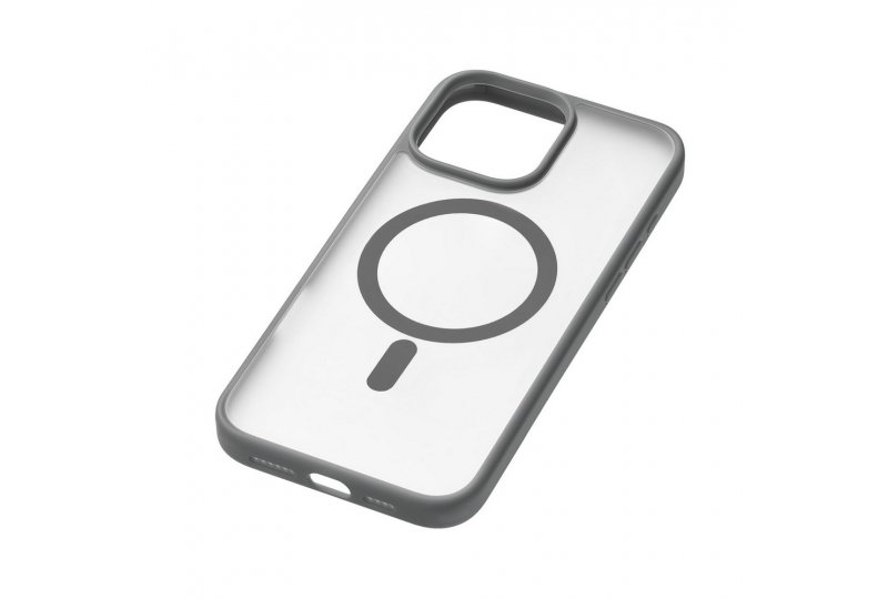 Чехол-накладка uBear Cloud Mag Case для iPhone 16 Pro Max, силикон, серый Чехол-накладка uBear Cloud Mag Case для iPhone 16 Pro Max, силикон, серый