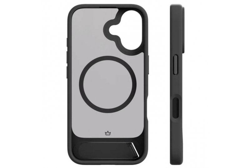 Чехол-накладка VLP Reels Case для iPhone 16, поликарбонат, черный Чехол-накладка VLP Reels Case для iPhone 16, поликарбонат, черный