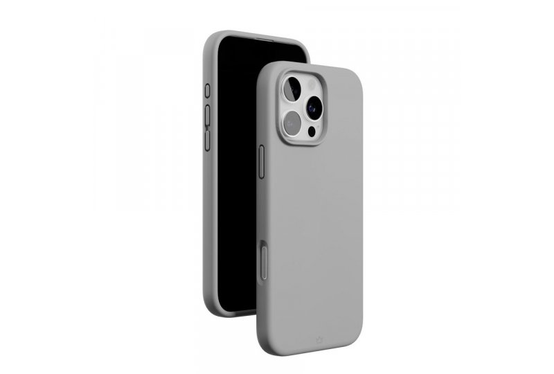 Чехол-накладка VLP Aster Case для iPhone 16 Pro, силикон, серый Чехол-накладка VLP Aster Case для iPhone 16 Pro, силикон, серый