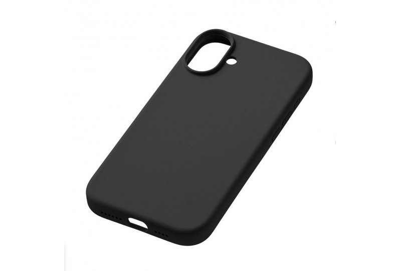 Чехол-накладка uBear Touch Mag Case для iPhone 16 Plus, силикон, черный Чехол-накладка uBear Touch Mag Case для iPhone 16 Plus, силикон, черный