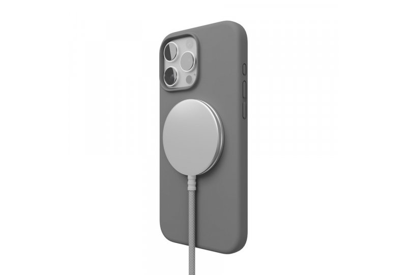 Чехол-накладка VLP Aster Case для iPhone 16 Pro, силикон, серый Чехол-накладка VLP Aster Case для iPhone 16 Pro, силикон, серый
