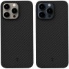 Чехол-накладка Asynora Magnetic aramid fiber для iPhone 15 Pro Max, кевлар, черный Чехол-накладка Asynora Magnetic aramid fiber для iPhone 15 Pro Max, кевлар, черный