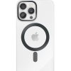 Чехол-накладка VLP Line case MagSafe для iPhone 14 Pro, поликарбонат, черный