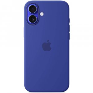 Чехол-накладка Apple Silicone Case для iPhone 16 Plus, силикон, ультрамарин