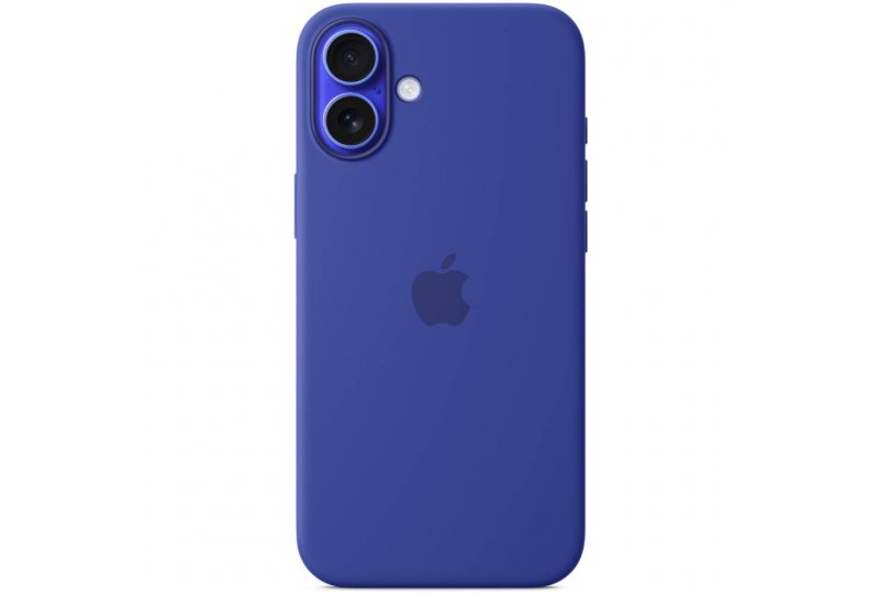 Чехол-накладка Apple Silicone Case для iPhone 16 Plus, силикон, ультрамарин Чехол-накладка Apple Silicone Case для iPhone 16 Plus, силикон, ультрамарин