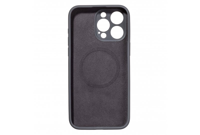 Чехол-накладка Synora Silicon MagCase для iPhone 15 Pro Max, силикон, черный Чехол-накладка Synora Silicon MagCase для iPhone 15 Pro Max, силикон, черный