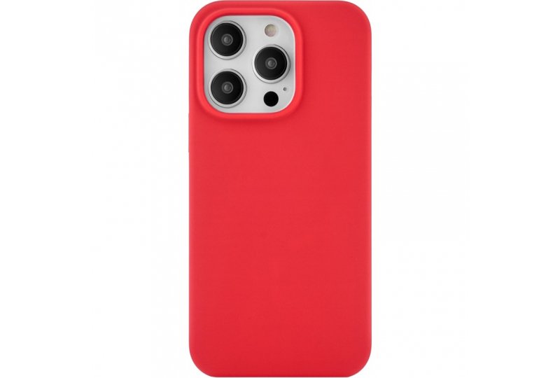 Чехол-накладка uBear Touch Mag Case для iPhone 14 Pro, силикон, красный Чехол-накладка uBear Touch Mag Case для iPhone 14 Pro, силикон, красный