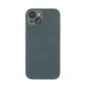 Чехол-накладка VLP Glaze Case для iPhone 15, полиуретан, синий