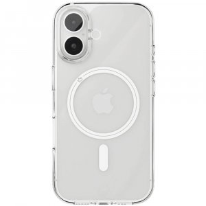 Чехол-накладка VLP Puro Case для iPhone 16 Plus, поликарбонат, прозрачный