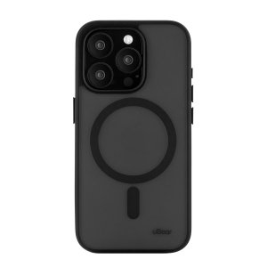 Чехол-накладка uBear Cloud Mag Case для iPhone 15 Pro, полиуретан, черный Чехол-накладка uBear Cloud Mag Case для iPhone 15 Pro, полиуретан, черный