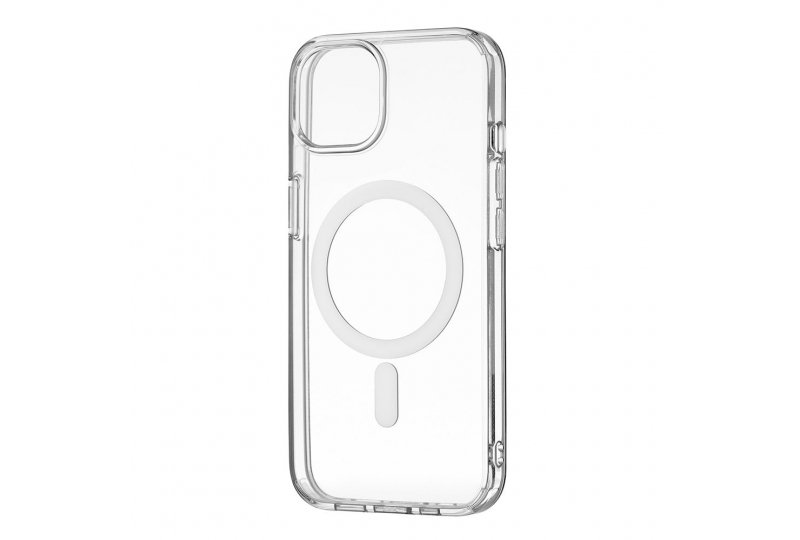 Чехол-накладка uBear Real Mag Case для iPhone 13 Pro, поликарбонат, прозрачный Чехол-накладка uBear Real Mag Case для iPhone 13 Pro, поликарбонат, прозрачный