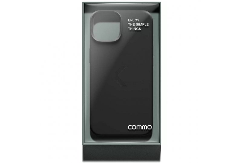 Чехол-накладка COMMO Shield Case для iPhone 14, силикон, черный Чехол-накладка COMMO Shield Case для iPhone 14, силикон, черный