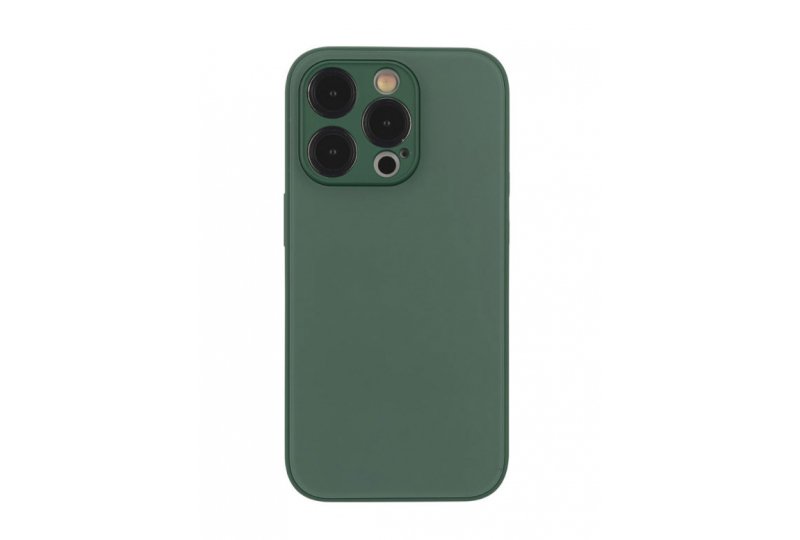 Чехол-накладка VLP Glaze Case для iPhone 15 Pro Max, полиуретан, темно-зеленый Чехол-накладка VLP Glaze Case для iPhone 15 Pro Max, полиуретан, темно-зеленый