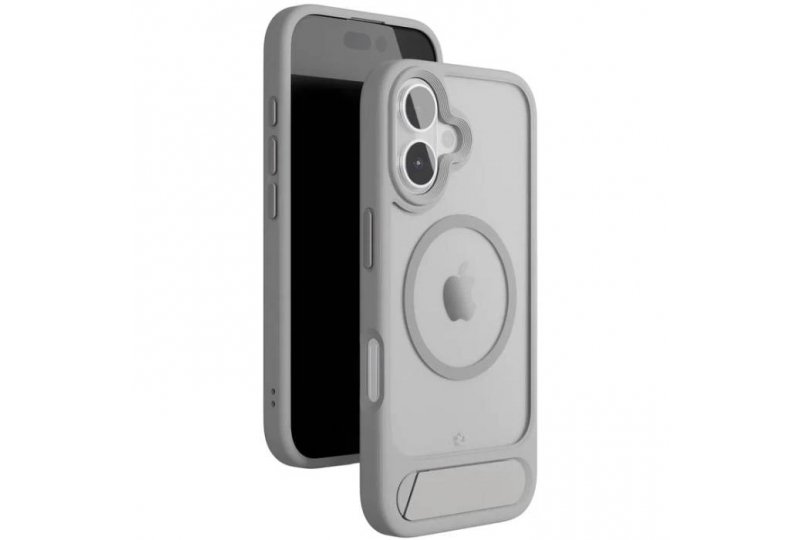 Чехол-накладка VLP Reels Case для iPhone 16, поликарбонат, серый Чехол-накладка VLP Reels Case для iPhone 16, поликарбонат, серый