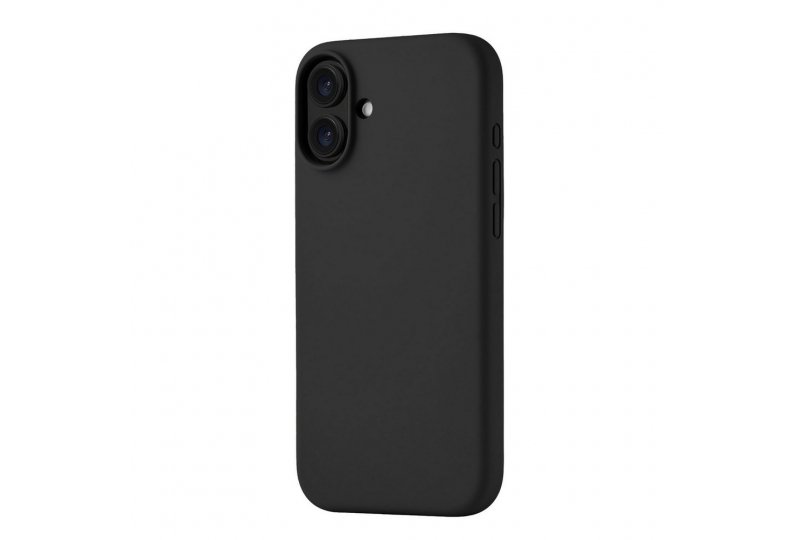 Чехол-накладка uBear Touch Mag Case для iPhone 16 Plus, силикон, черный Чехол-накладка uBear Touch Mag Case для iPhone 16 Plus, силикон, черный