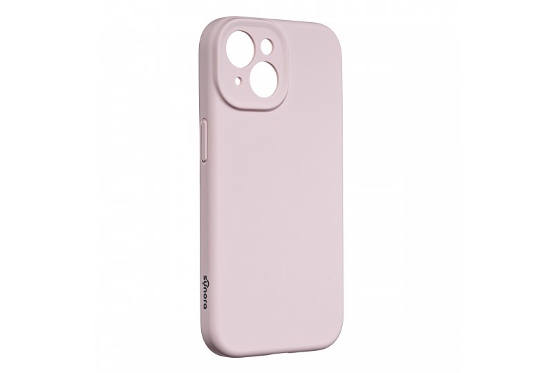 Чехол-накладка Synora Silicon MagCase для iPhone 15, силикон, светло-розовый Чехол-накладка Synora Silicon MagCase для iPhone 15, силикон, светло-розовый