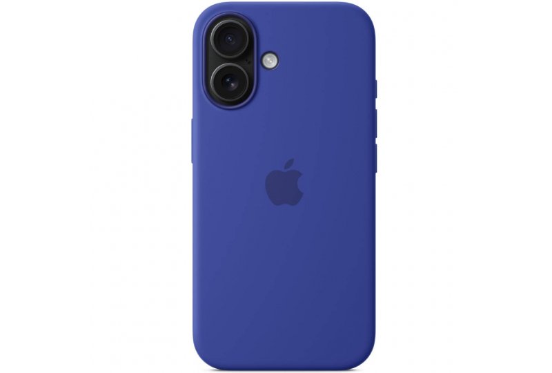 Чехол-накладка Apple Silicone Case для iPhone 16, силикон, ультрамарин Чехол-накладка Apple Silicone Case для iPhone 16, силикон, ультрамарин