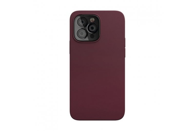 Чехол-накладка VLP Silicone case MagSafe для iPhone 14, силикон, марсала Чехол-накладка VLP Silicone case MagSafe для iPhone 14, силикон, марсала