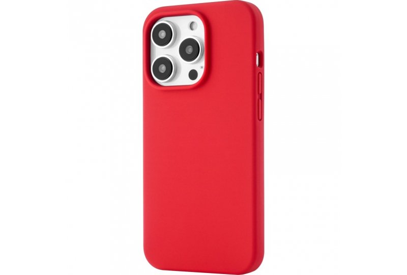 Чехол-накладка uBear Touch Mag Case для iPhone 14 Pro, силикон, красный Чехол-накладка uBear Touch Mag Case для iPhone 14 Pro, силикон, красный