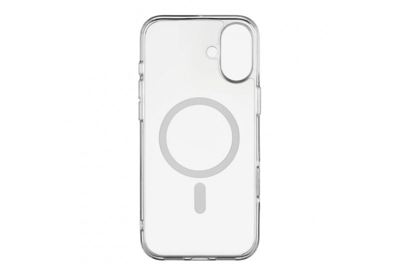 Чехол-накладка uBear Real Mag Case для iPhone 16 Plus, полиуретан, прозрачный Чехол-накладка uBear Real Mag Case для iPhone 16 Plus, полиуретан, прозрачный