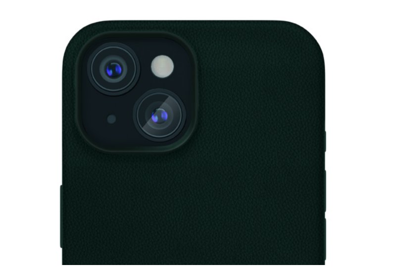 Чехол-накладка VLP Ecopelle Case для iPhone 15, экокожа, черный Чехол-накладка VLP Ecopelle Case для iPhone 15, экокожа, черный