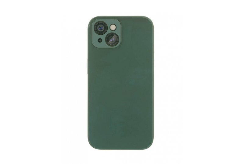 Чехол-накладка VLP Glaze Case для iPhone 15, полиуретан, темно-зеленый Чехол-накладка VLP Glaze Case для iPhone 15, полиуретан, темно-зеленый