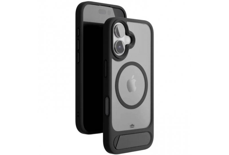 Чехол-накладка VLP Reels Case для iPhone 16, поликарбонат, черный Чехол-накладка VLP Reels Case для iPhone 16, поликарбонат, черный