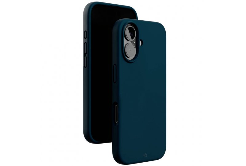 Чехол-накладка VLP Aster Case для iPhone 16, силикон, темно-синий Чехол-накладка VLP Aster Case для iPhone 16, силикон, темно-синий