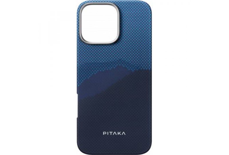 Чехол-накладка Pitaka StarPeak Tactile Woven Over The Horizon для iPhone 16 Pro Max, арамид (кевлар), синий Чехол-накладка Pitaka StarPeak Tactile Woven Over The Horizon для iPhone 16 Pro Max, арамид (кевлар), синий