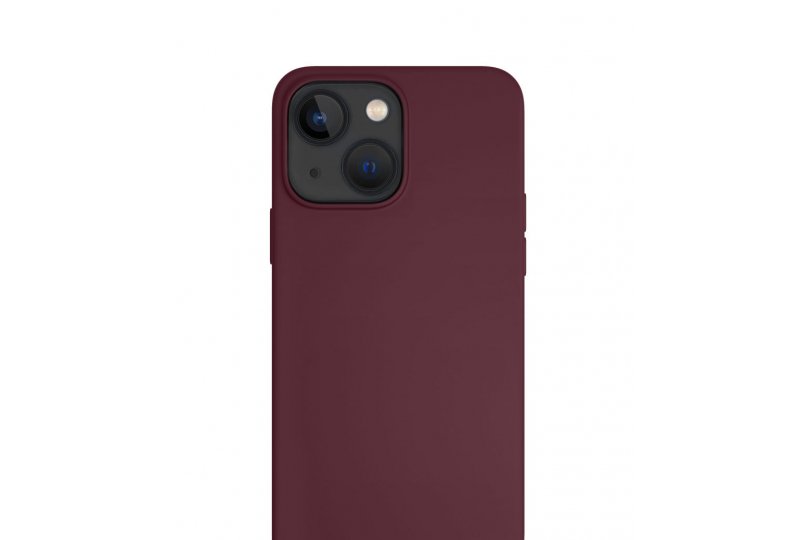 Чехол-накладка VLP Silicone case MagSafe для iPhone 14 Plus, силикон, марсала Чехол-накладка VLP Silicone case MagSafe для iPhone 14 Plus, силикон, марсала
