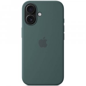 Чехол-накладка Apple Silicone Case для iPhone 16, силикон, зеленый