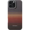 Чехол-накладка Pitaka Tactile Woven Sunset для iPhone 16 Pro Max, арамид (кевлар), оранжевый Чехол-накладка Pitaka Tactile Woven Sunset для iPhone 16 Pro Max, арамид (кевлар), оранжевый
