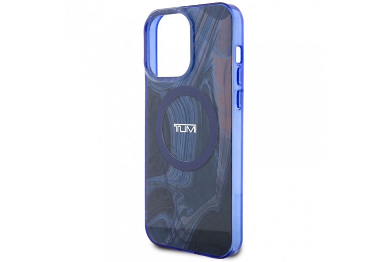 Чехол-накладка Tumi Liquid Double Laye для iPhone 15 Pro Max, пластик, синий Чехол-накладка Tumi Liquid Double Laye для iPhone 15 Pro Max, пластик, синий