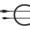 Кабель moonfish Lightning - USB-A, 1.2 м, текстиль, Black Кабель moonfish Lightning - USB-A, 1.2 м, текстиль, Black