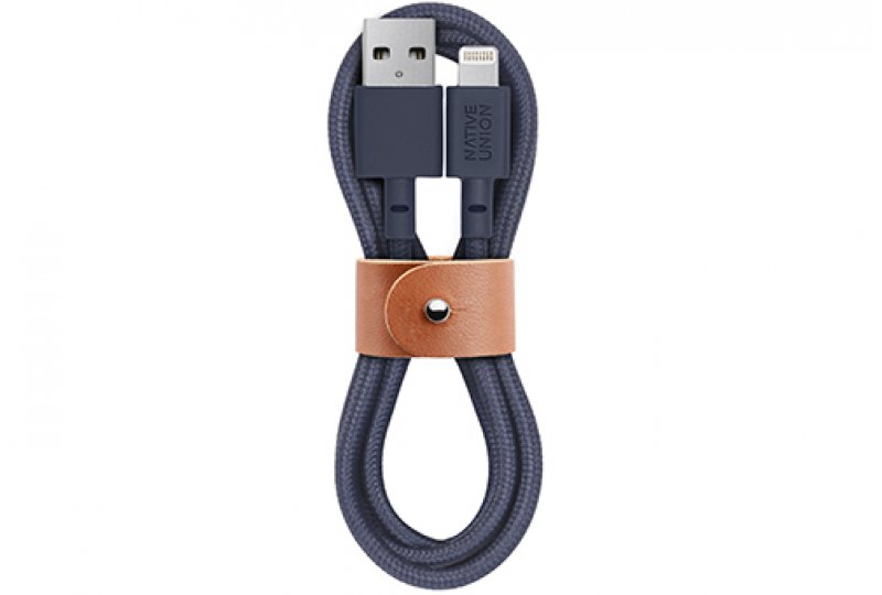 Кабель Native Union Belt Lightning/USB, 1.2 м синий Кабель Native Union Belt Lightning/USB, 1.2 м синий