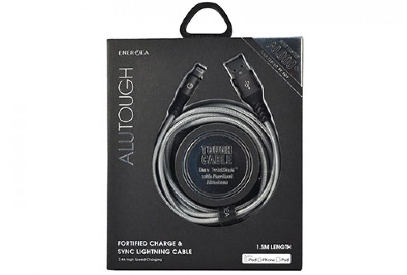 Кабель EnergEA Alutough Lightning MFI 1.5 м, серый Кабель EnergEA Alutough Lightning MFI 1.5 м, серый