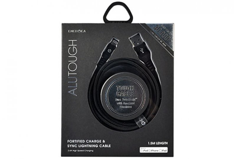 Кабель Energea Alutough Lightning 1,5 м Black Кабель Energea Alutough Lightning 1,5 м Black