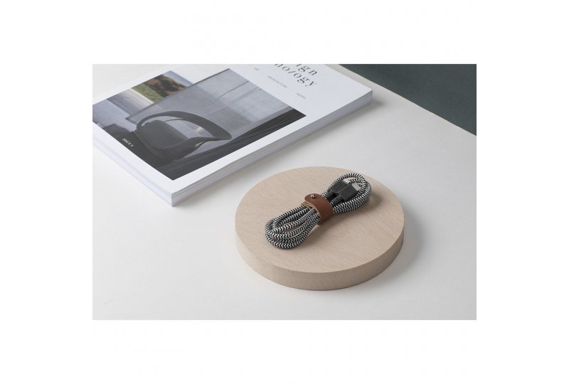 Кабель Native Union Belt Lightning/USB-C, 1.2 м, зебра Кабель Native Union Belt Lightning/USB-C, 1.2 м, зебра