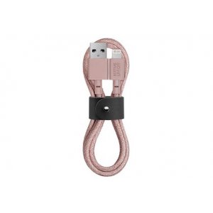 Кабель Native Union BELT Lightning на USB, 1.2 м розовый