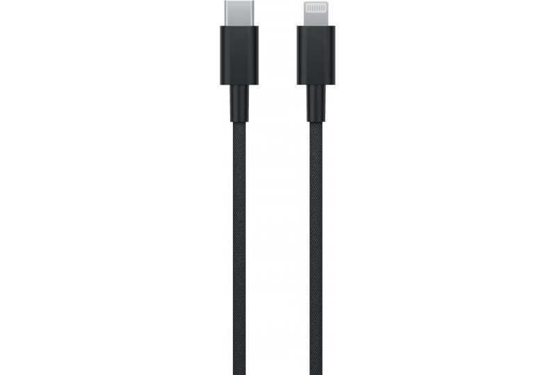 Кабель moonfish Lightning - USB-C, 1.8 м, текстиль, Black Кабель moonfish Lightning - USB-C, 1.8 м, текстиль, Black
