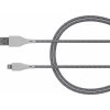 Кабель moonfish Lightning - USB-A, 1.2 м, текстиль, серый Кабель moonfish Lightning - USB-A, 1.2 м, текстиль, серый
