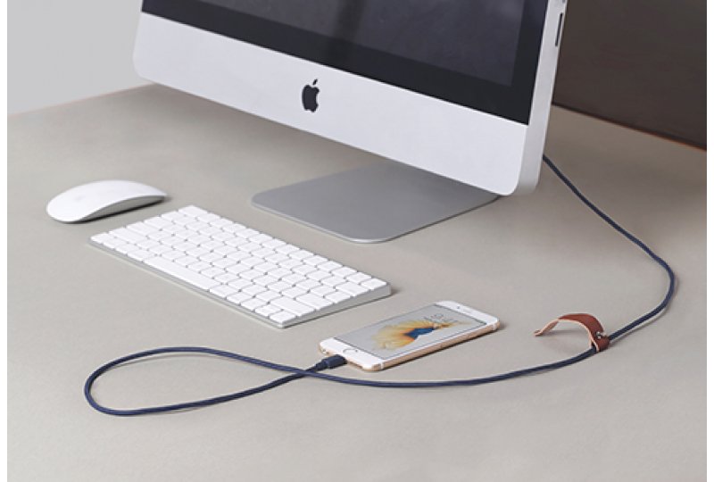 Кабель Native Union Belt Lightning/USB, 1.2 м синий Кабель Native Union Belt Lightning/USB, 1.2 м синий