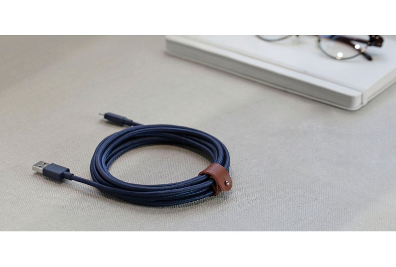 Кабель Native Union Belt Lightning/USB, 3 м, синий Кабель Native Union Belt Lightning/USB, 3 м, синий