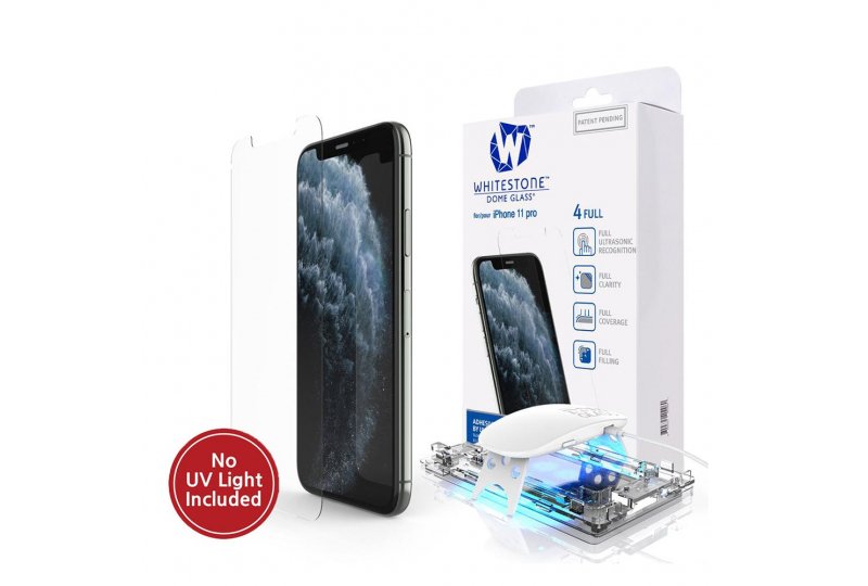 Защитное стекло Whitestone DomeGlass для iPhone 11 Pro с UV-установкой Защитное стекло Whitestone DomeGlass для iPhone 11 Pro с UV-установкой