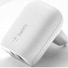 Сетевое зарядное устройство Belkin USB-C+USB-A, PD, 30 Вт, White Сетевое зарядное устройство Belkin USB-C+USB-A, PD, 30 Вт, White