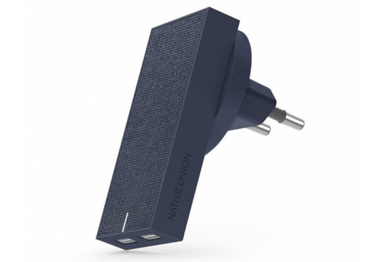 Сетевое зарядное устройство Native Union Smart 2 Charger 3.1 A синее Сетевое зарядное устройство Native Union Smart 2 Charger 3.1 A синее