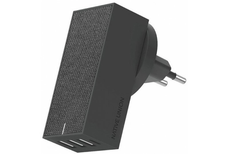 Сетевое зарядное устройство Native Union Smart 4 Charger 5.4 A, серый Сетевое зарядное устройство Native Union Smart 4 Charger 5.4 A, серый