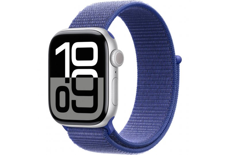 Apple Watch Series 10 корпус - серебристый 42mm ремешок Sport Loop голубой размер One Size Apple Watch Series 10 корпус - серебристый 42mm ремешок Sport Loop голубой размер One Size